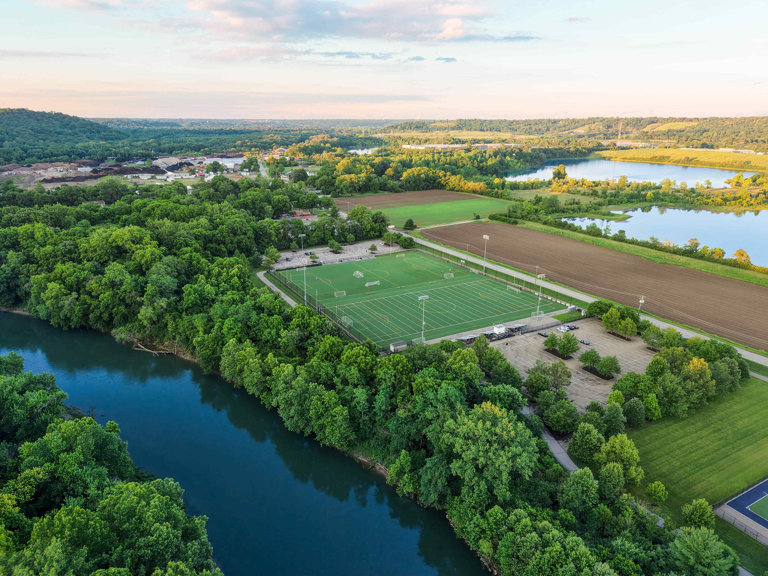 Riverside Park soccer and football fields
